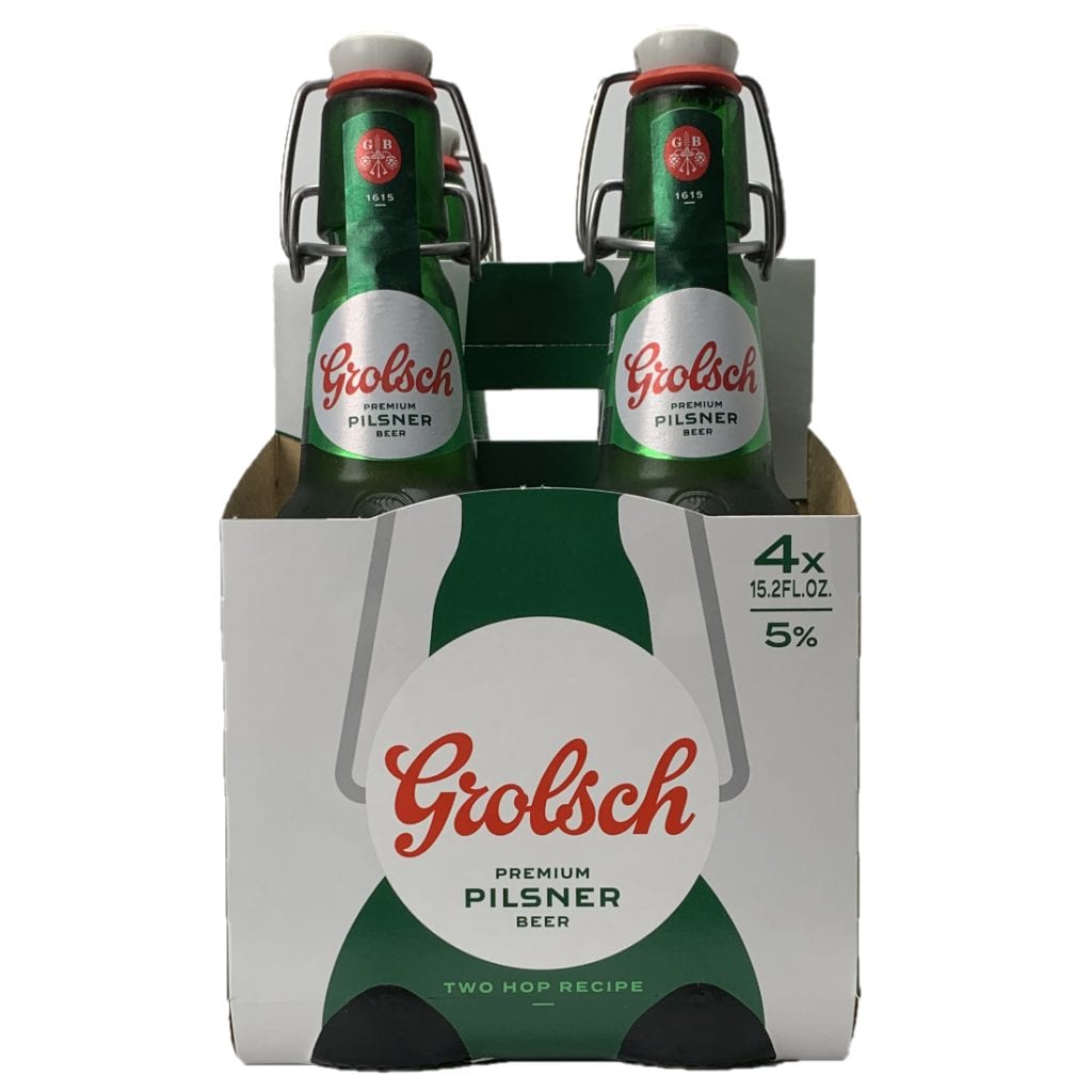 Grolsch Pre Lager 4 Pack Bottles