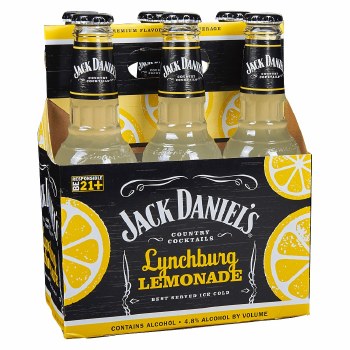 Jack Daniel's Rtd Lemonade 6 Pack Bottles