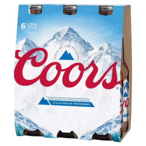 Coors 6 Pack Bottles Coors