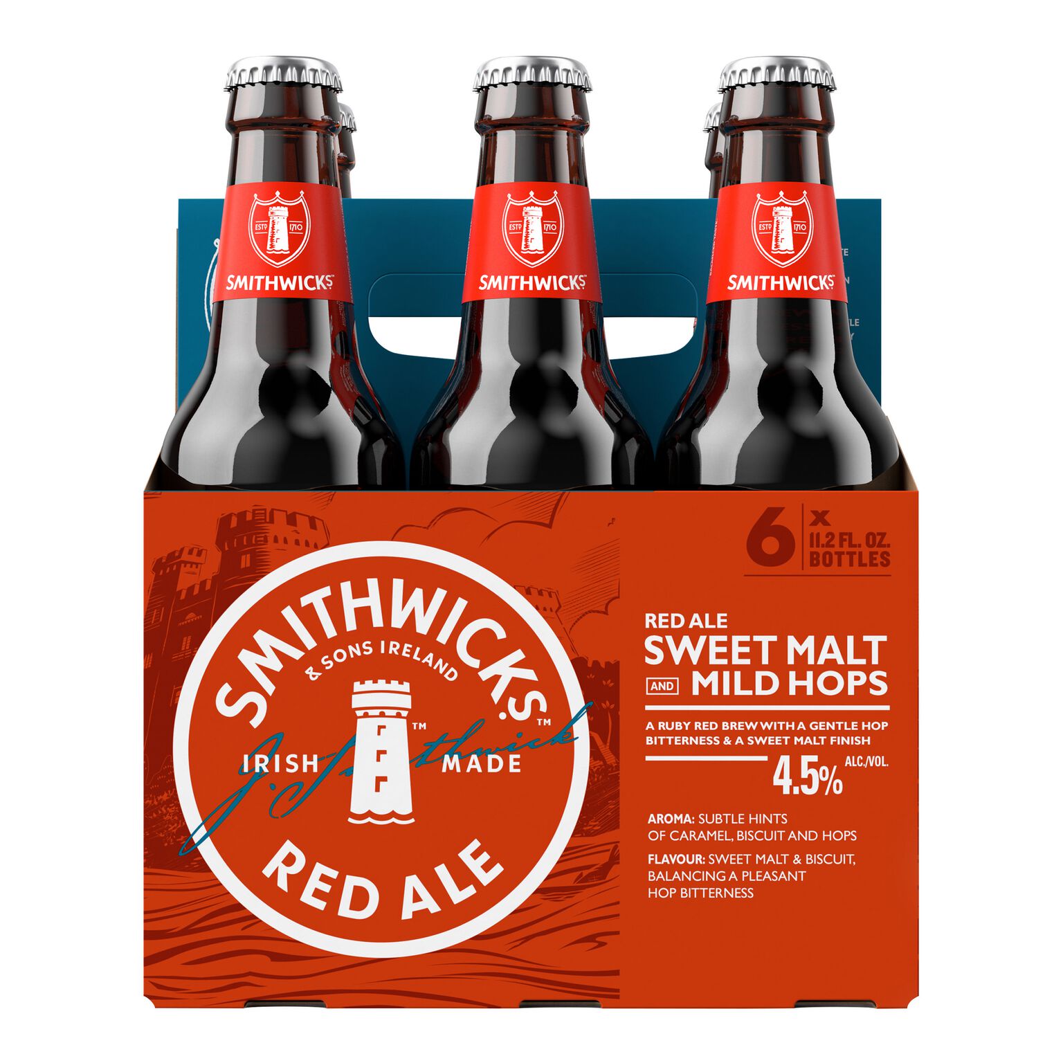 Smithwick's Irish Ale 6 Pack Bottles
