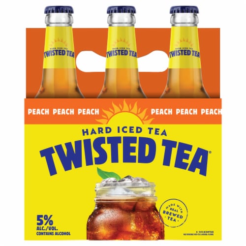 Twisted Tea Peach 6 Pack Bottles