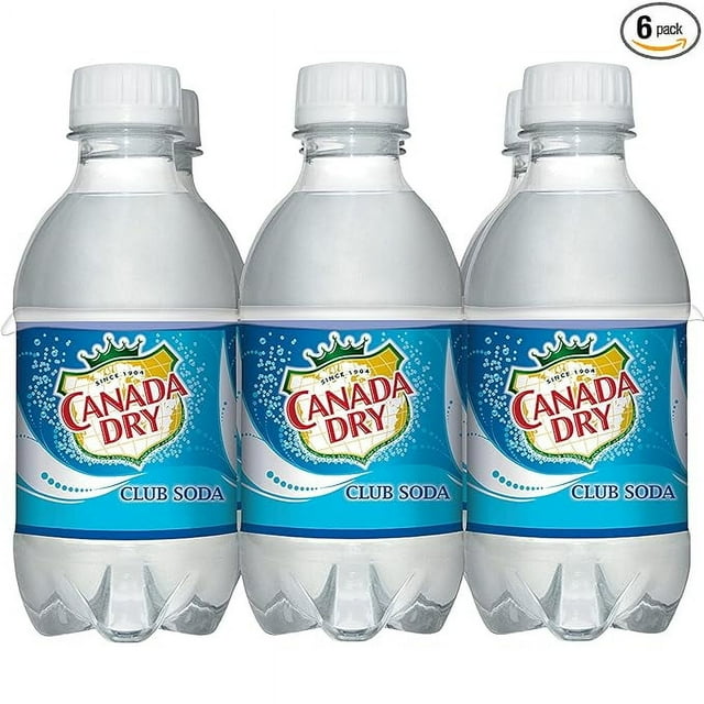 Canada Dry Club Soda 6 Pack Bottle