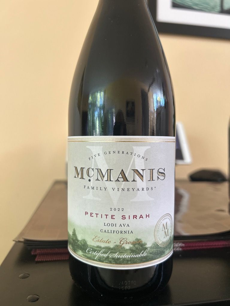 Mc Manis Family Vineyard Syrah