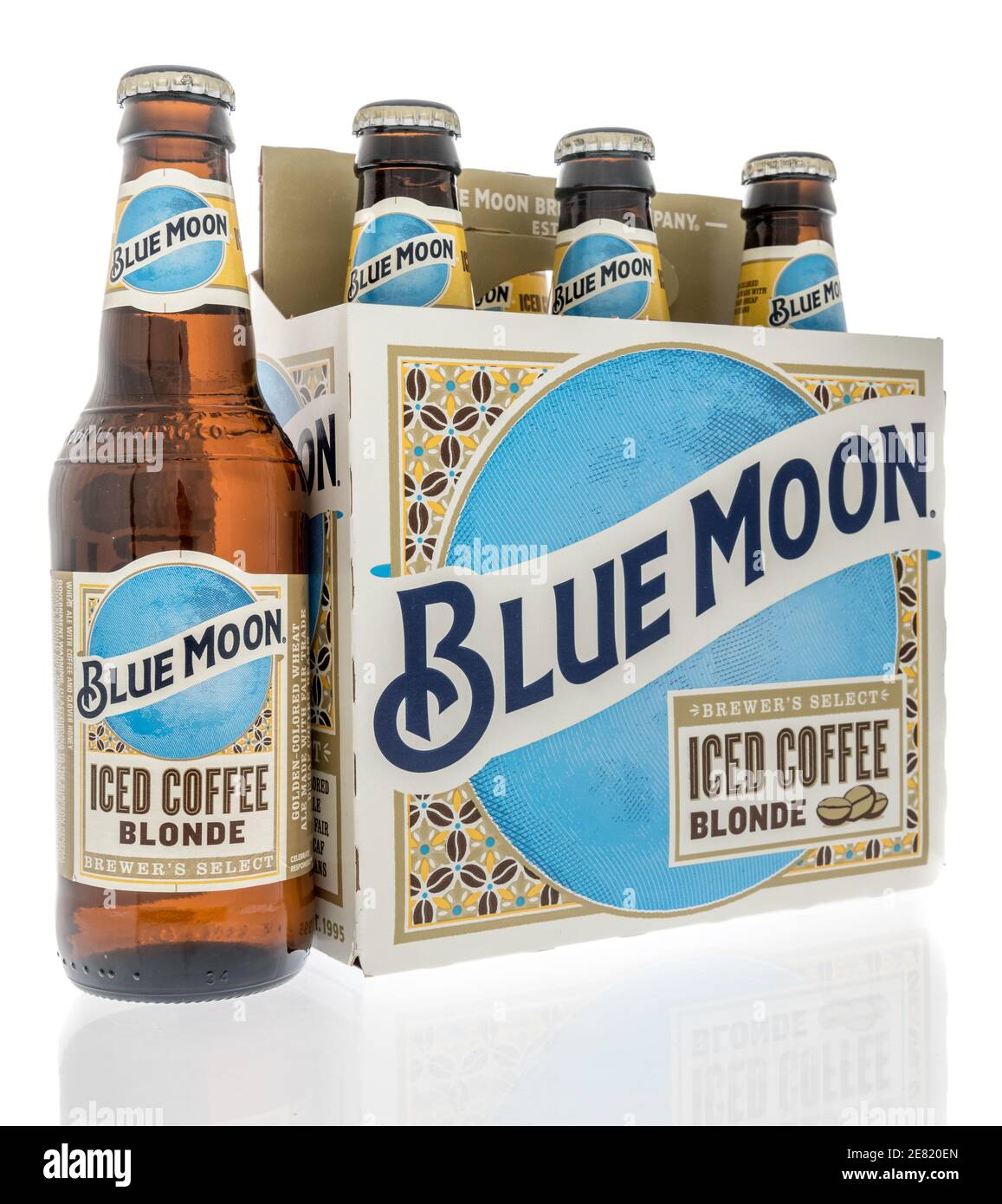 Blue Moon Seas/Iced Coff 6 Pack Bottles