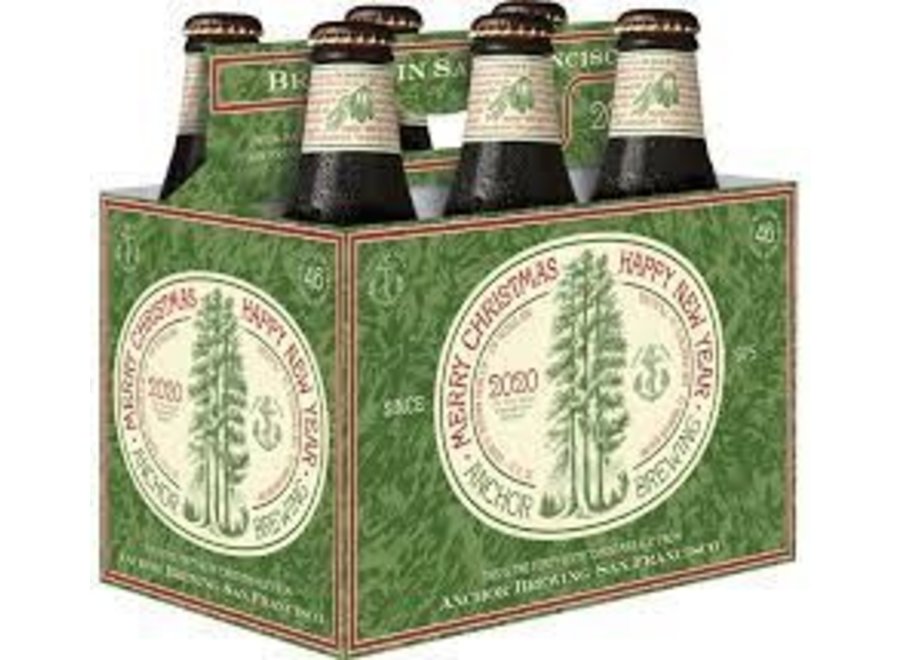 Anchor Steam Xmas Ale 6 Pack Bottles