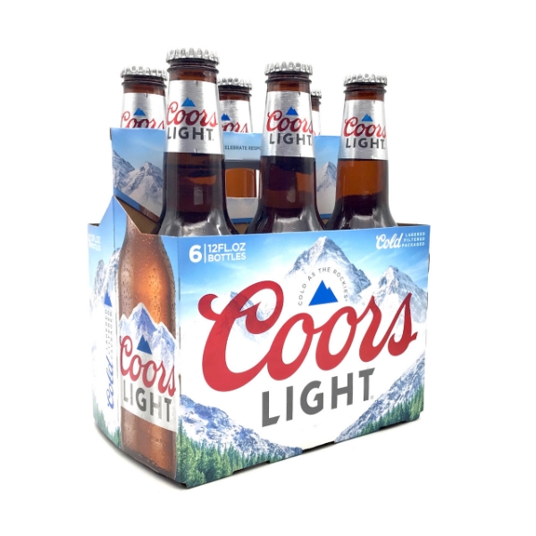 Coors Light 6 Pack Bottles