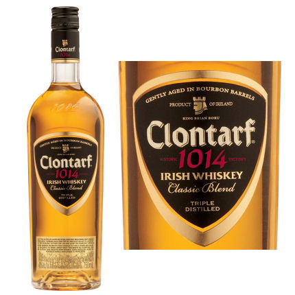 Clontarf Black Label 1014 Irish Whiskey