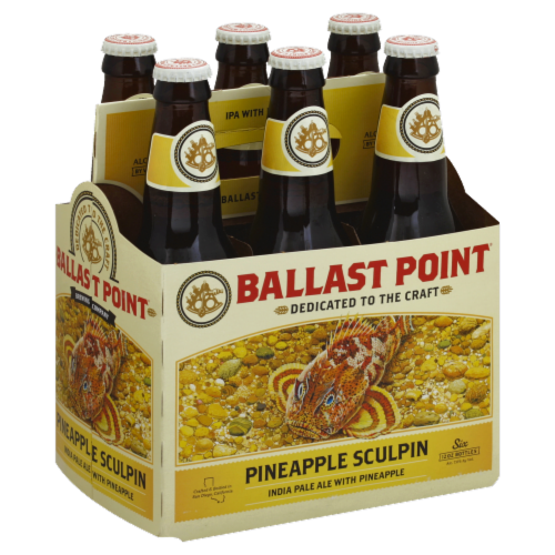 Ballast Pt Sculpin 6 Pack Bottles