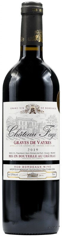 Chateau Fage Graves De Vayres Red Bordeaux Red