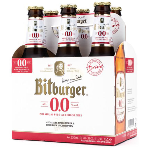 Bitburger Drive Na 6 Pack Bottles