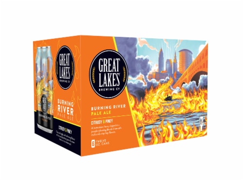 Grt Lake Burning River 6 Pack Bottles