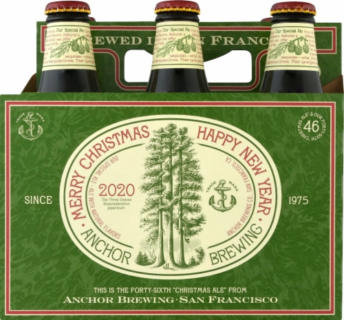 Anchor Brew Xmas Happt New Year Old Bottle