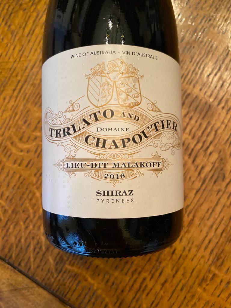 Domaine Terlato And Chapoutier Malakoff Shiraz