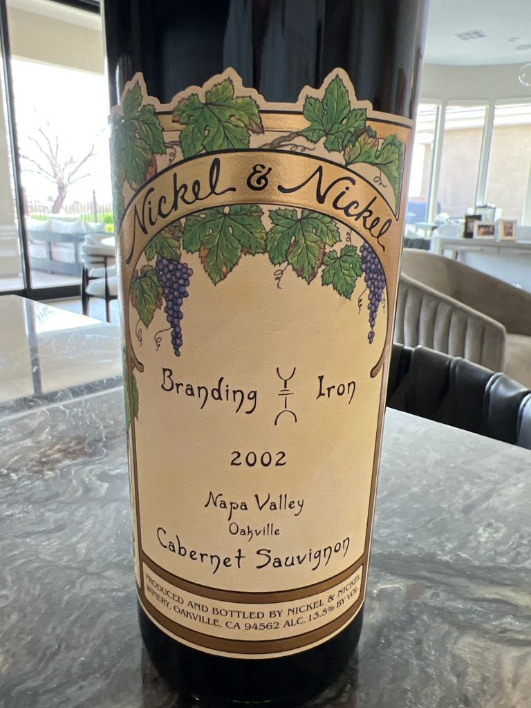 Nickel And Nickel Branding Iron Oak Cabernet Sauvignon