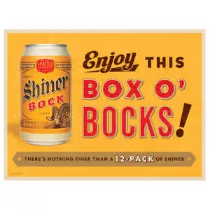 Shiner Bock 12 Pack Cans