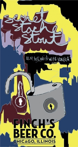 Finch's Secret Stache Stout 4 Pack Cans