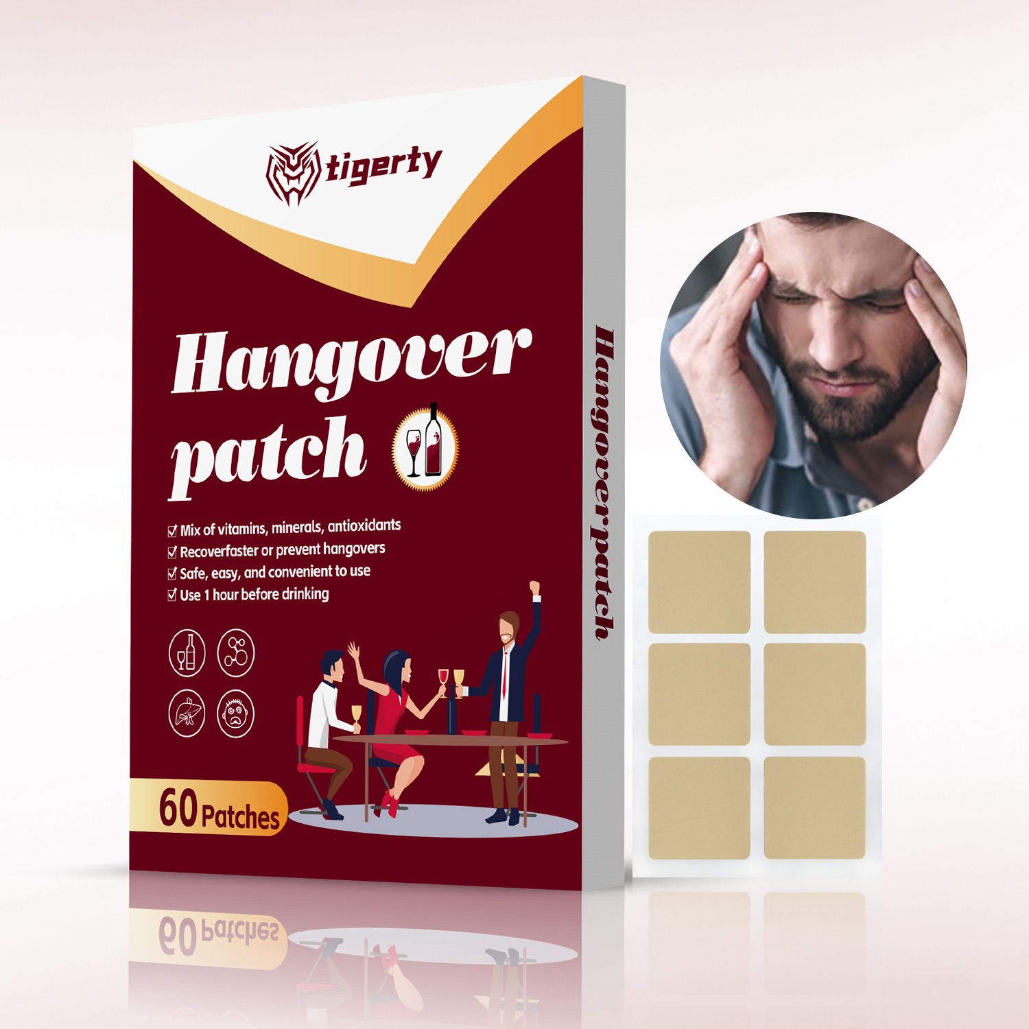 Ntrisiq Hangove Patch Slingshot 6 Pack