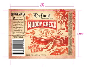 Defiant Brew Mud Crk Amber 6 Pack Bottles