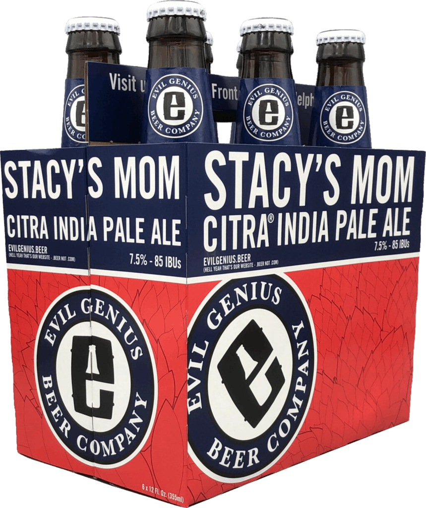 Evil Genius Stacy's Mom 6 Pack Bottle 6 Pack Cans