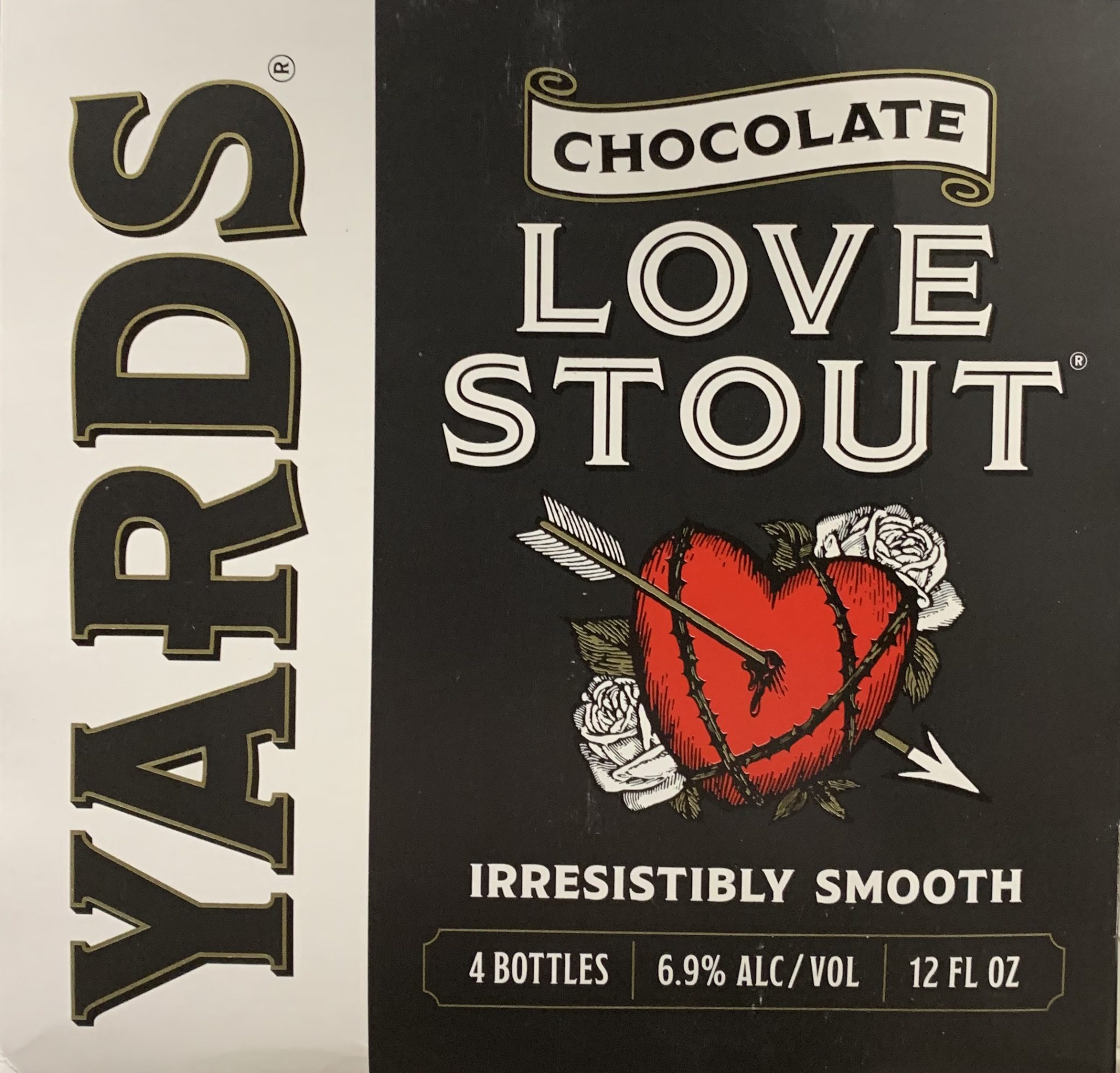 Yards Chocolate Love Stout 4 Pack Bottles