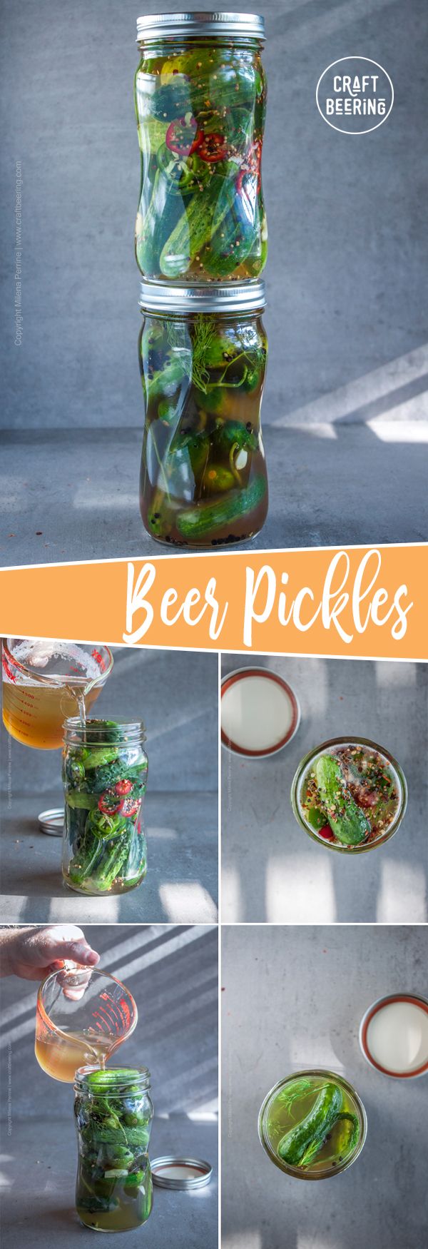 Off Centered Beer Pickles
