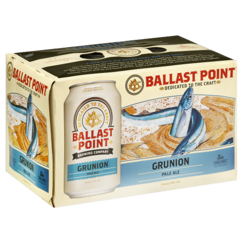 Ballast Pt Grunion Pale Ale 6 Pack Cans