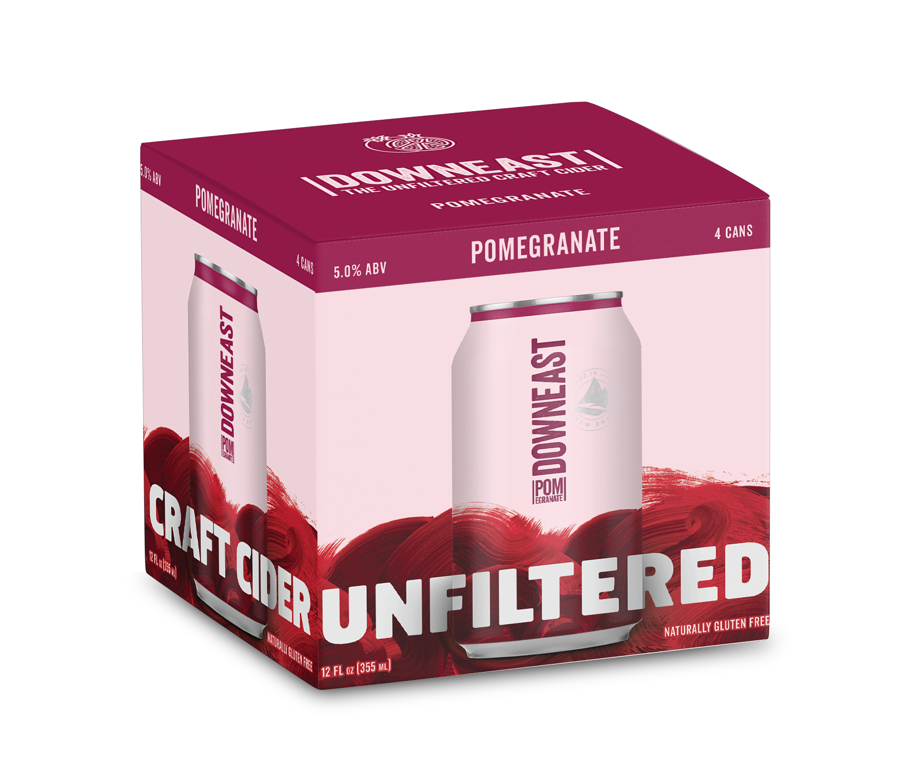 Downeast Cider Pum/Maple Blend 4 Pack Cans