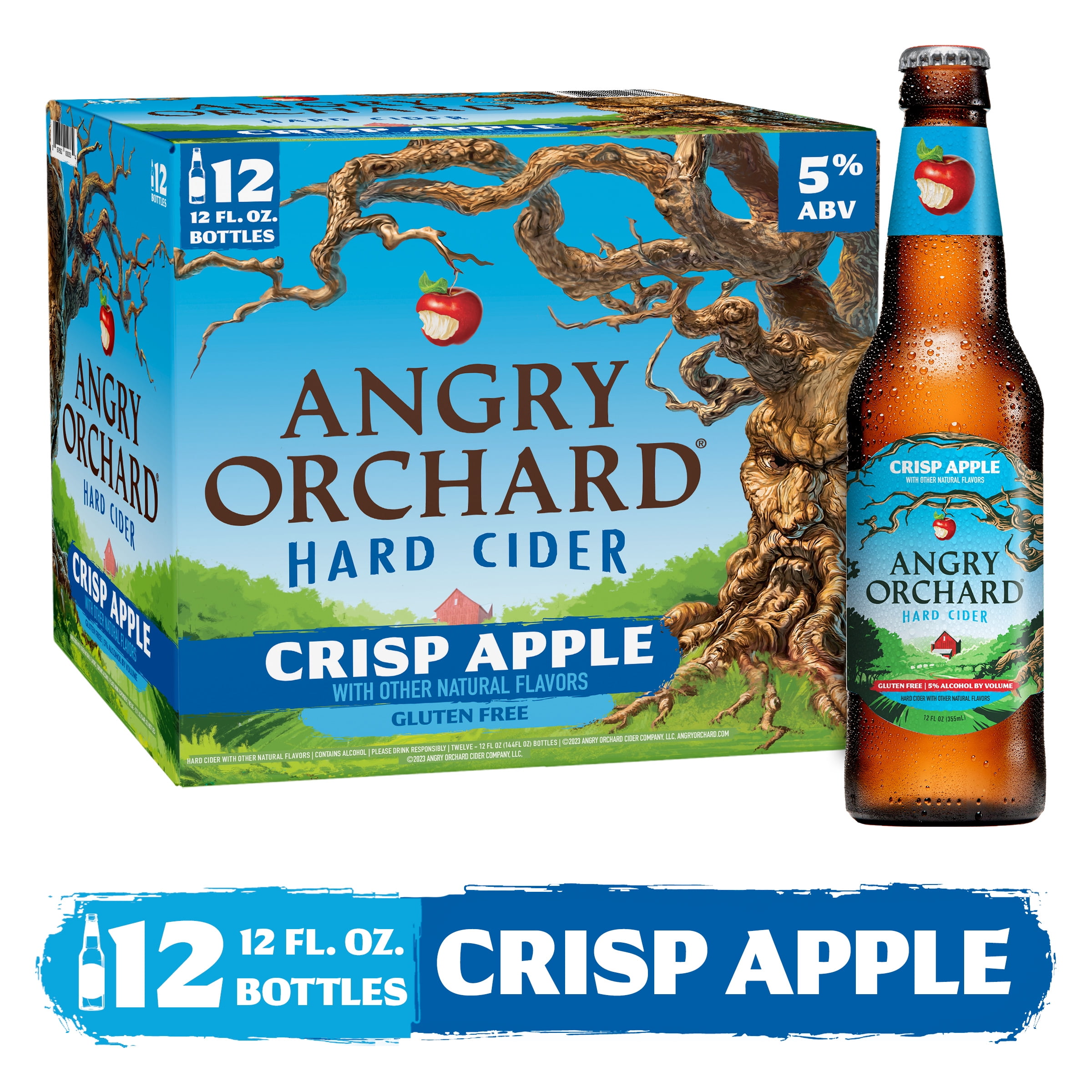 Angry Orchard Crisp Apple 12 Pack Bottle