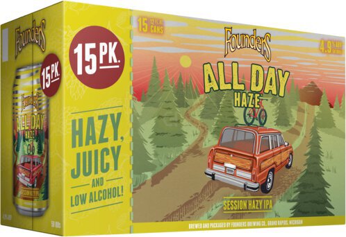 Founders All Day Hazy 15 Pack Cans