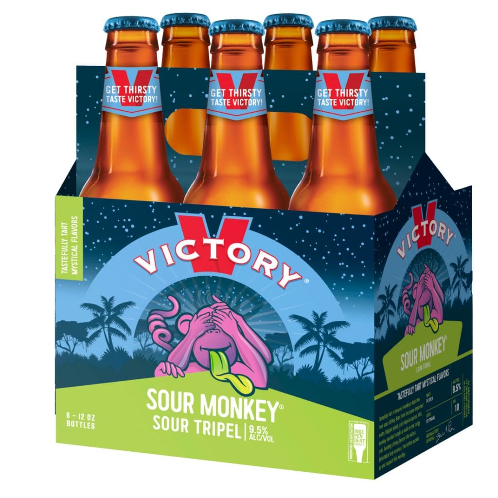 Victory Sour Monkey 6 Pack Bottles