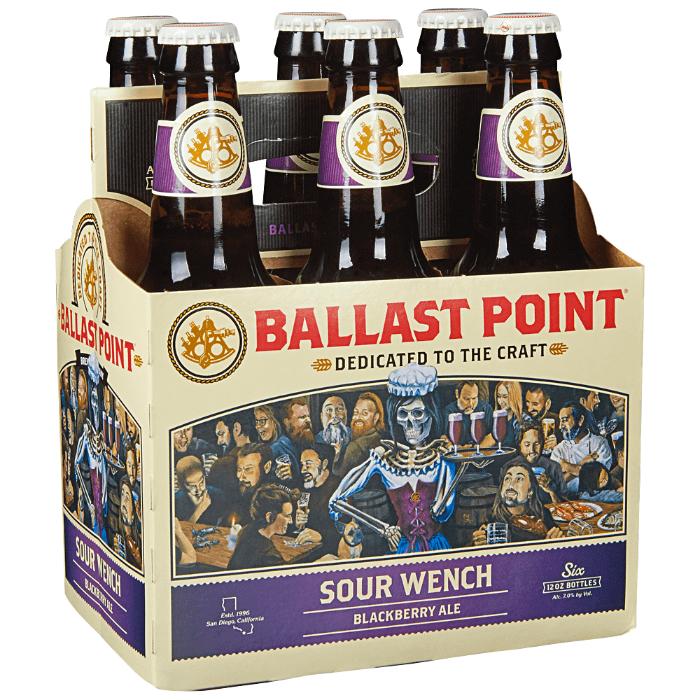 Ballast Pt Sour Wench 6 Pack Bottles