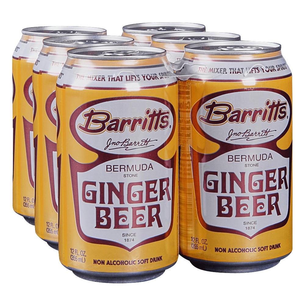 Barritt's Ginger Beer 6 Pack Cans