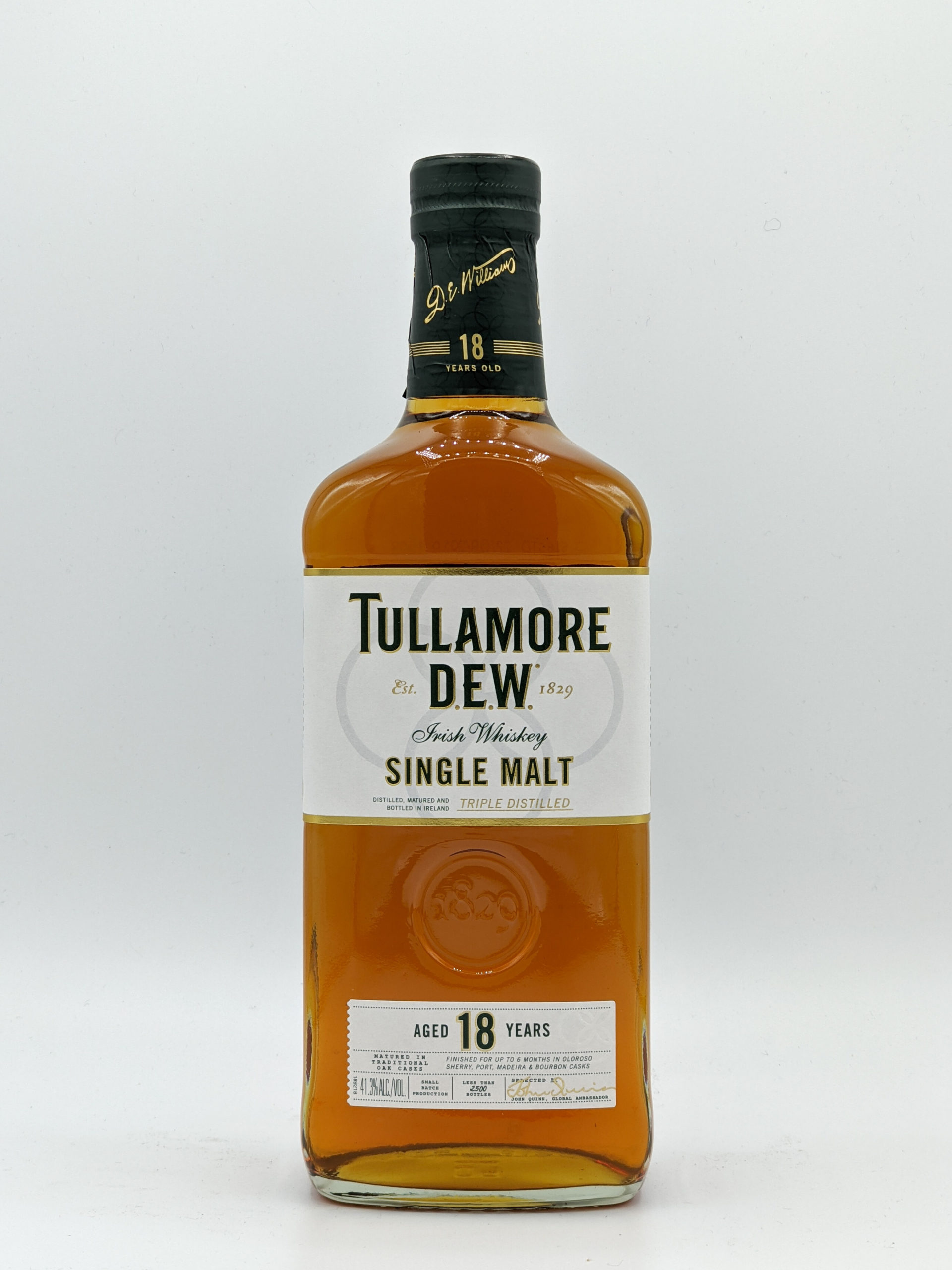 Tullamore Dew 18 Years Sing Malt Irish Whiskey