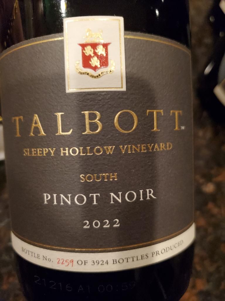 Talbott Sleepy Hollow Pinot Noir