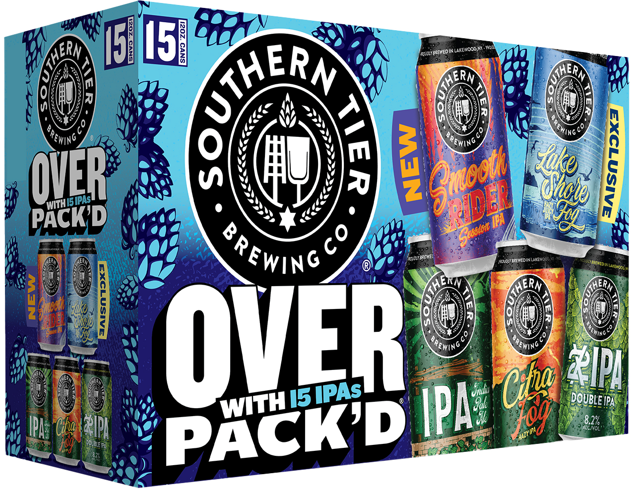 Southern Tier Overpack 15 Pack Cans