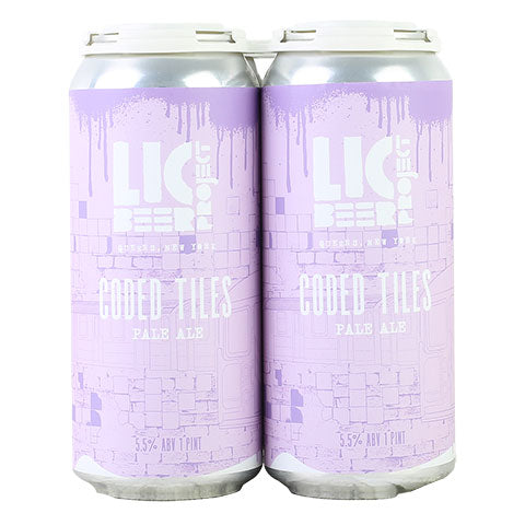 Lic Coded Tiles 4 Pack Cans