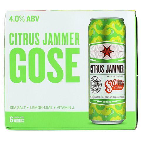 Six Point Citrus/Berry Jammer 6 Pack Cans
