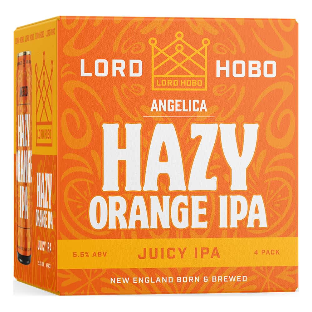 Lord Hobo Anglica Orng Hazy 4 Pack Cans