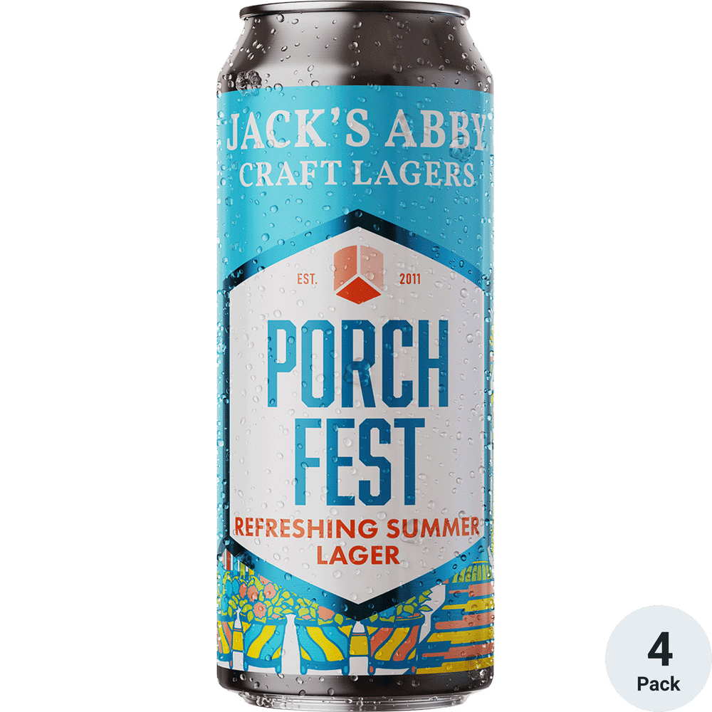 Jack Abby Porch Fest 4 Pack Cans