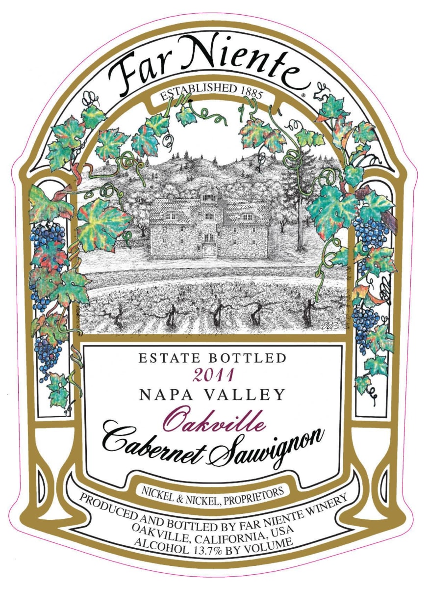Far Niente Cave Colle 10.11.12 Cabernet Sauvignon