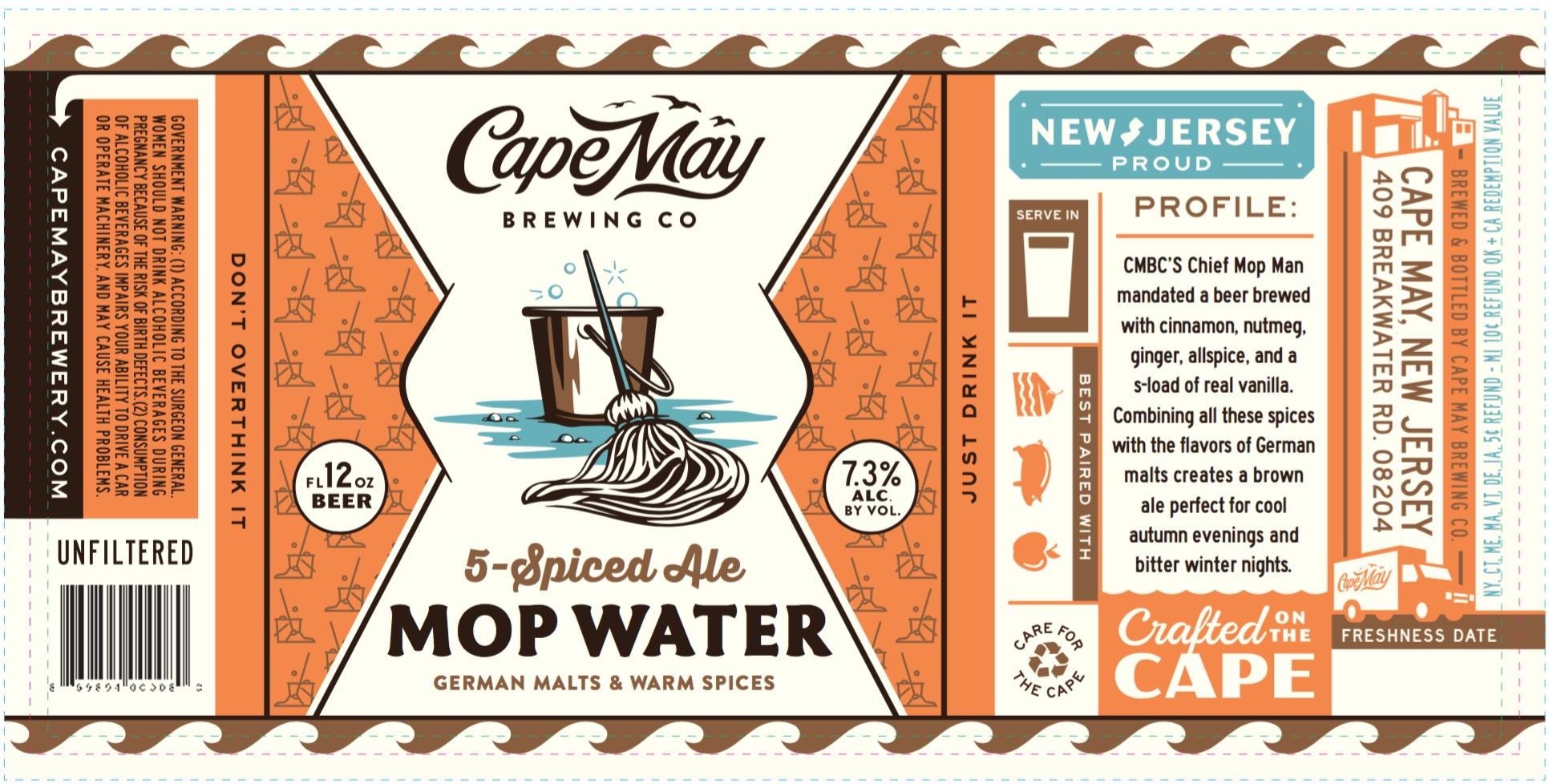 Cape May Mop Water 6 Pack Cans