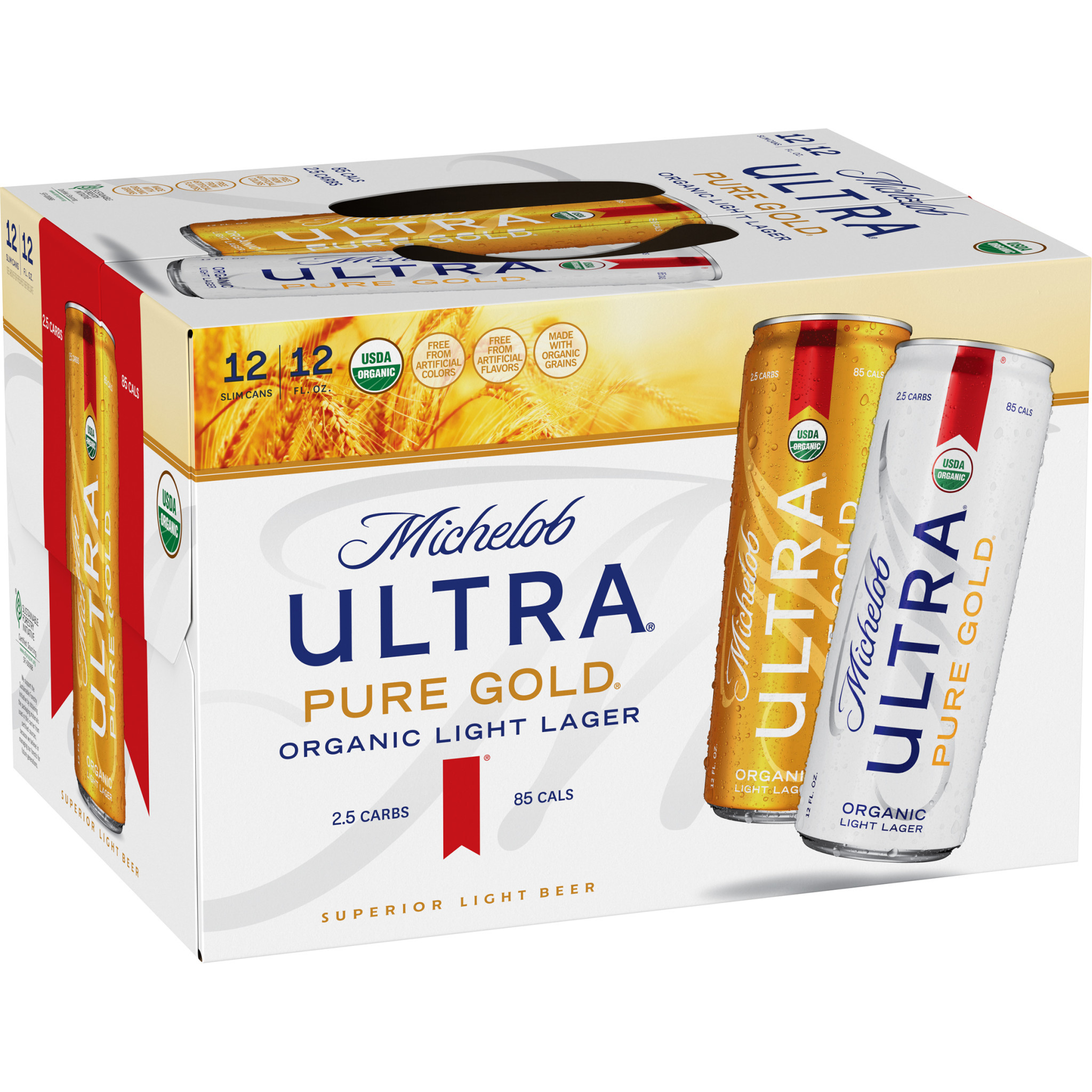 Michelob Pure Gold 12 Pack Cans