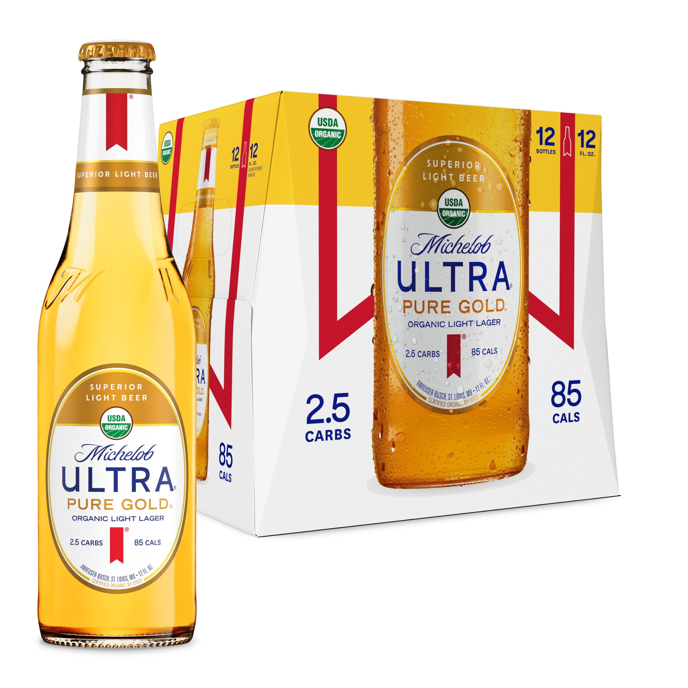 Michelob Pure Gold 12 Pack Bottles