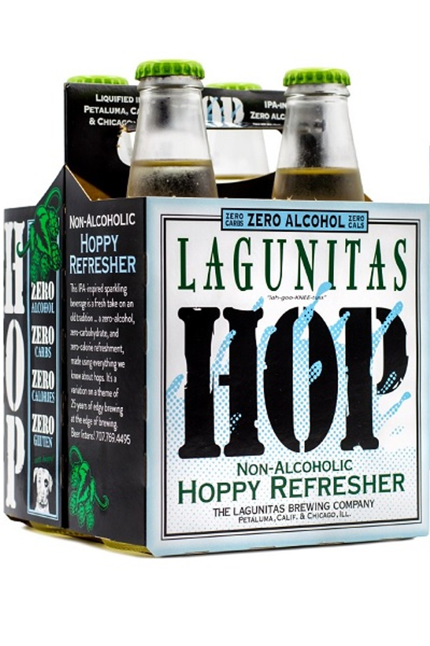 Lagunitas Hop Refresh Non-Alcoholic 4k Bottle