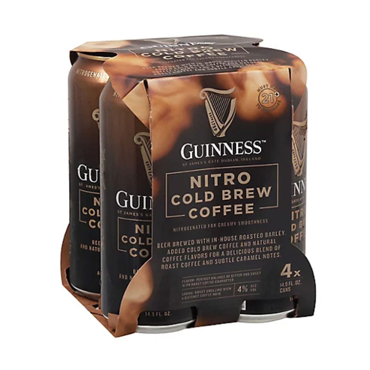 Guinness Nitro Coffee 4 Pack Cans