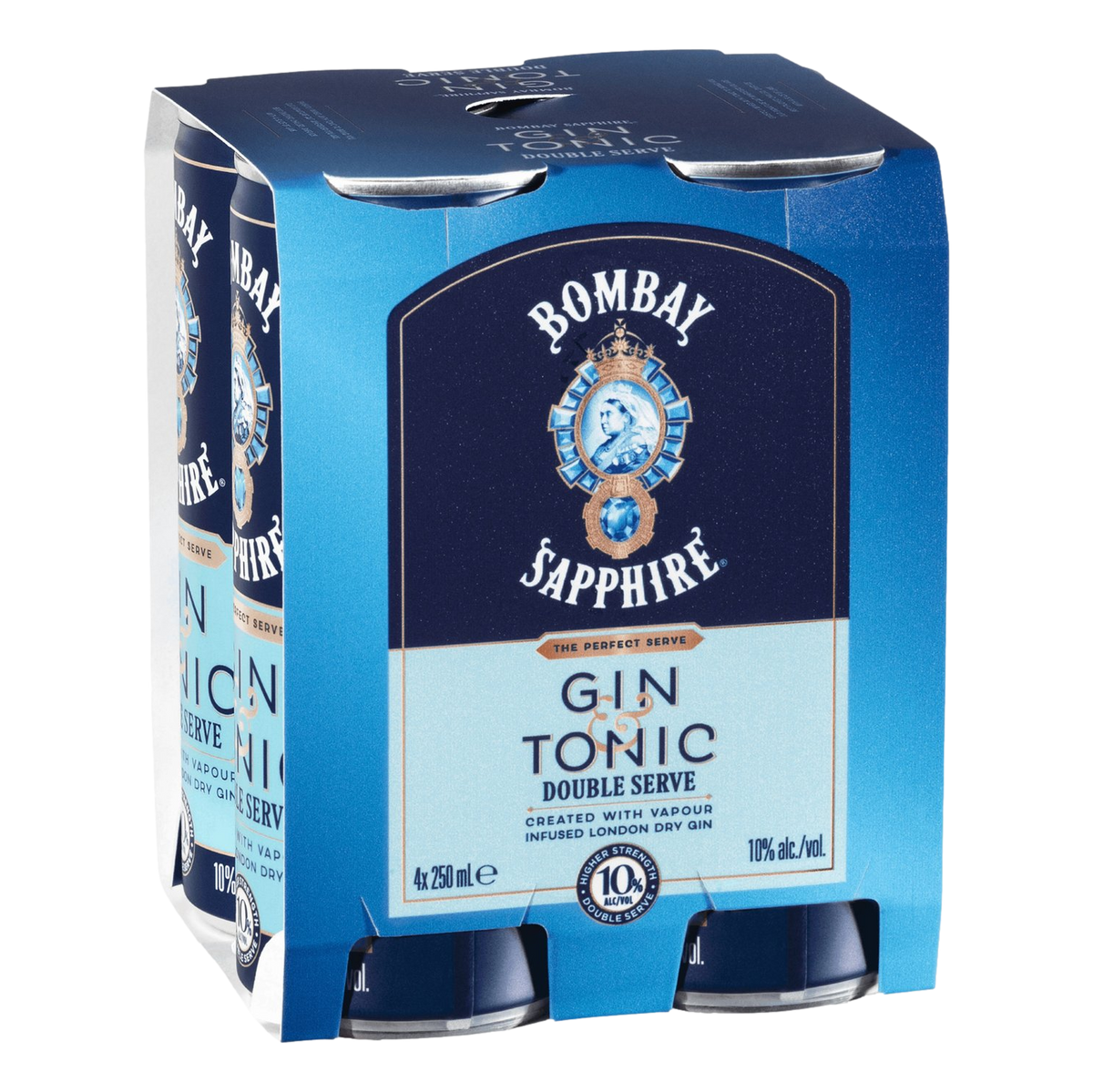 Bombay Sapphire Gin And Tonic 4 Pack Cans