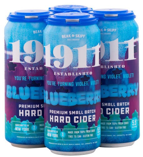 1911 Hard Blueberry 4 Pack Cans