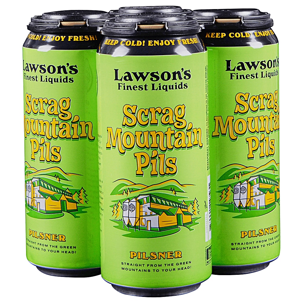Lawson Scrag Mtn Pils 4 Pack Cans