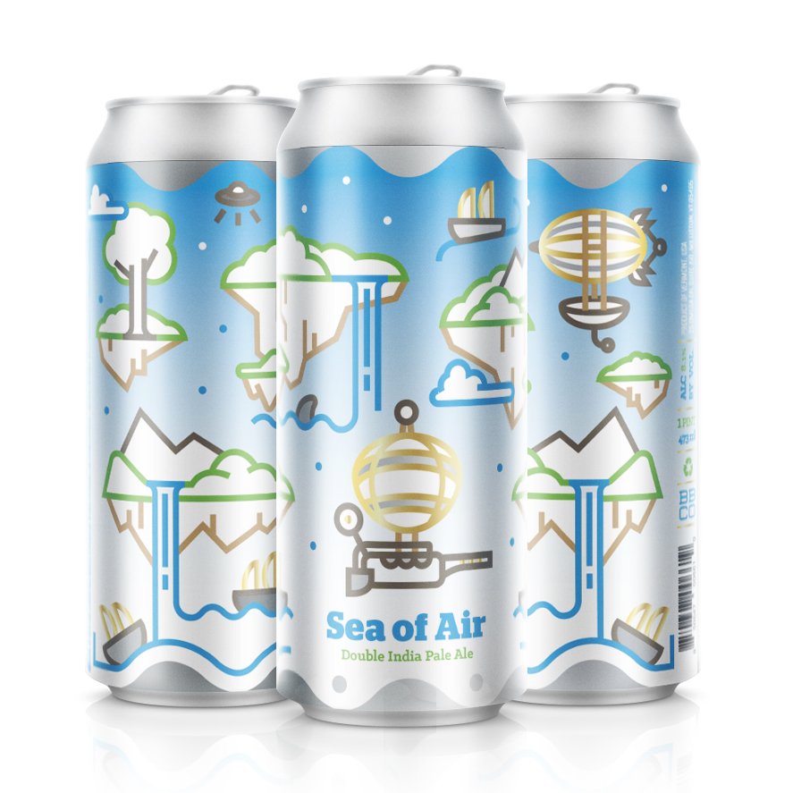 Burlington Sea Of Air 4 Pack Cans