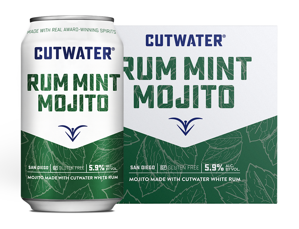 Cutwater Rum Mint Mojito 4 Pack Cans